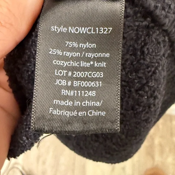 Barefoot Dreams Cozy Chic Lite Long Cardigan XS Black - Picture 3 of 6